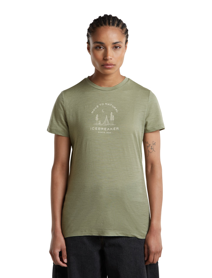 Merino 150 Tech Lite Shirt - Peaceful Pass - Short Sleeve - Women's