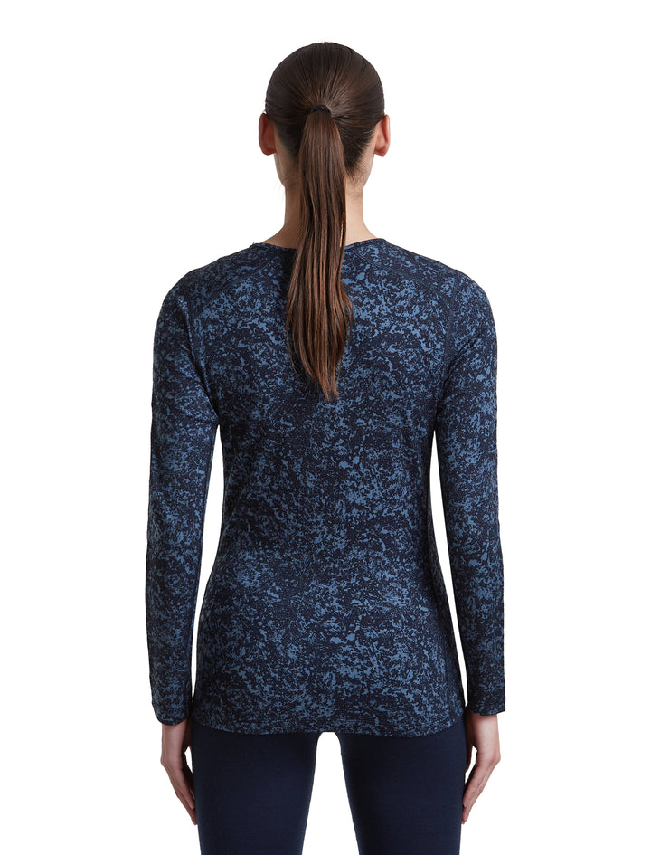 200 Oasis Thermal Crewe - Moss Bloom AOP - Long Sleeve - Women's