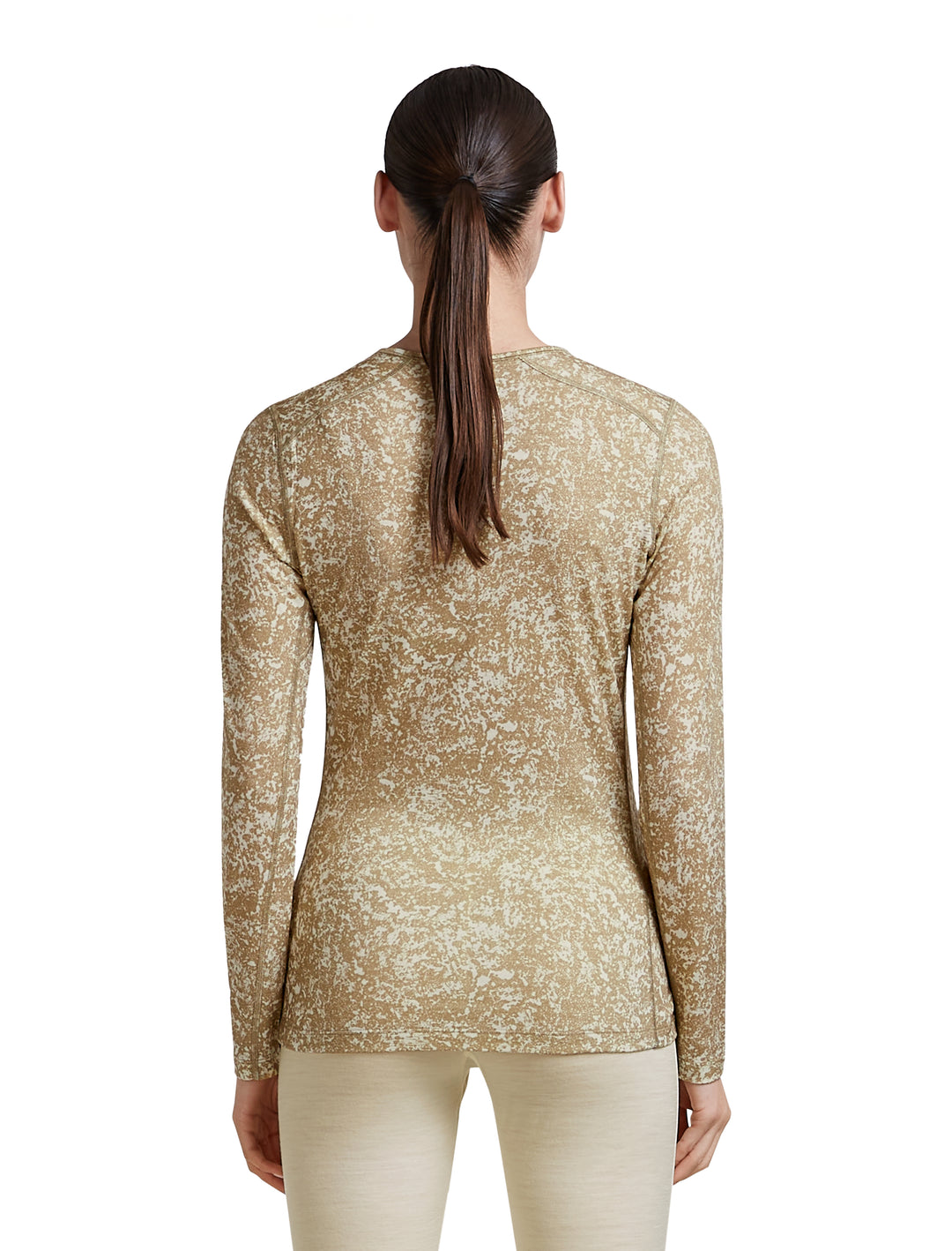 200 Oasis Thermal Crewe - Moss Bloom AOP - Long Sleeve - Women's