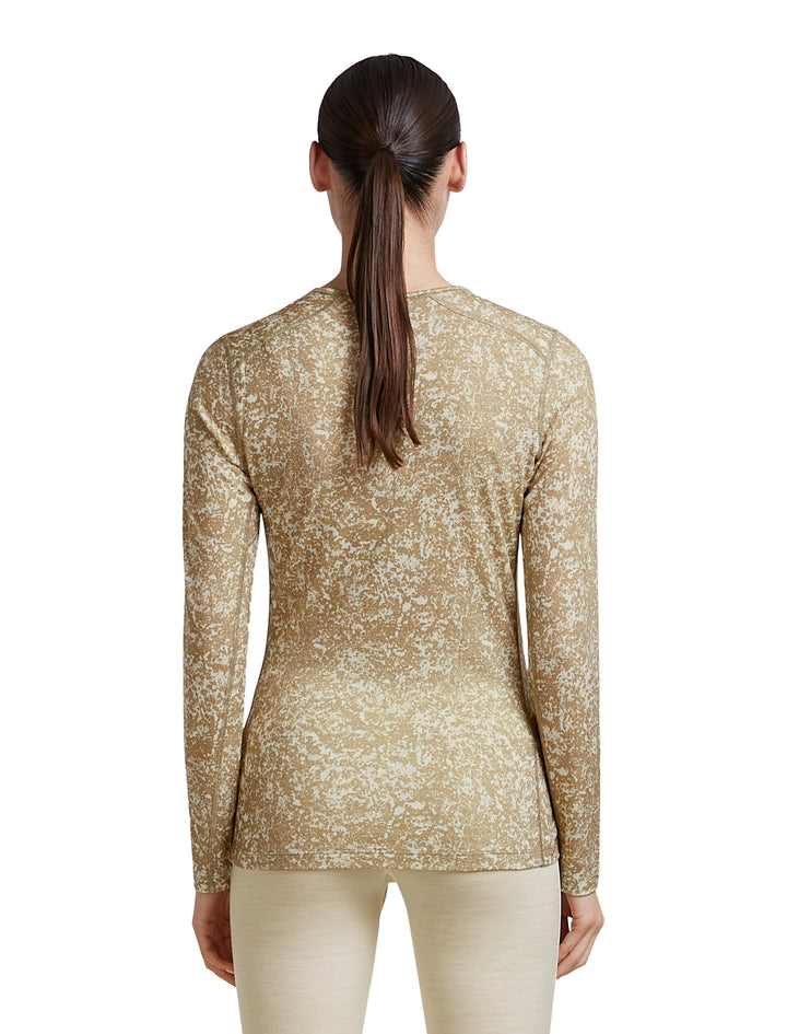 200 Oasis Thermal Crewe - Moss Bloom AOP - Long Sleeve - Women's