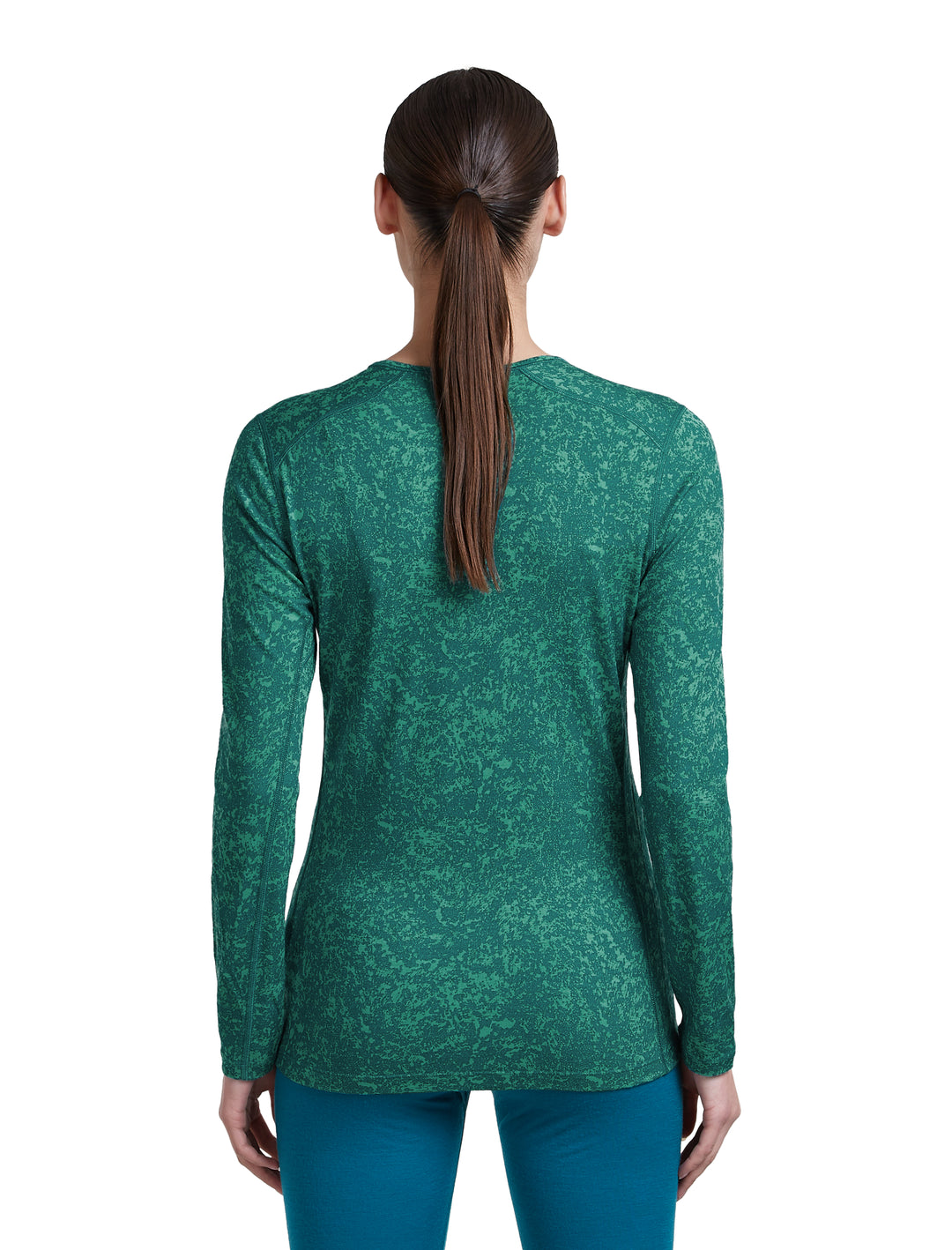 200 Oasis Thermal Crewe - Moss Bloom AOP - Long Sleeve - Women's