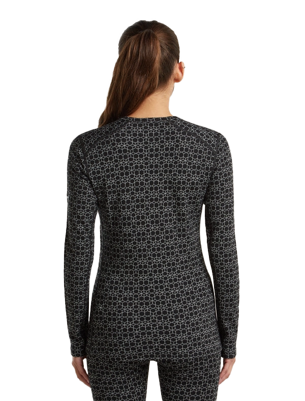 Merino 260 Oasis Vertex Thermal Crewe Alpine Geo - Long Sleeve - Women's