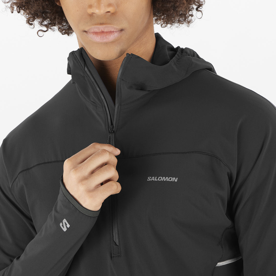 Sense Aero Hybrid Half-Zip Hooded Shirt - Long Sleeve - Men's