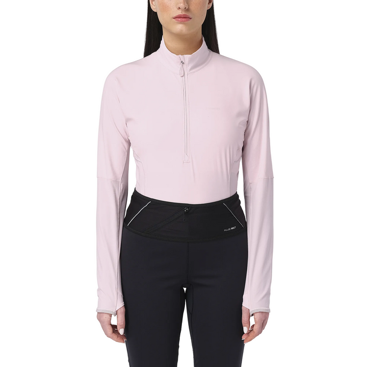 Sense Aero Hybrid Cropped Zip Neck - Long Sleeve - Women's