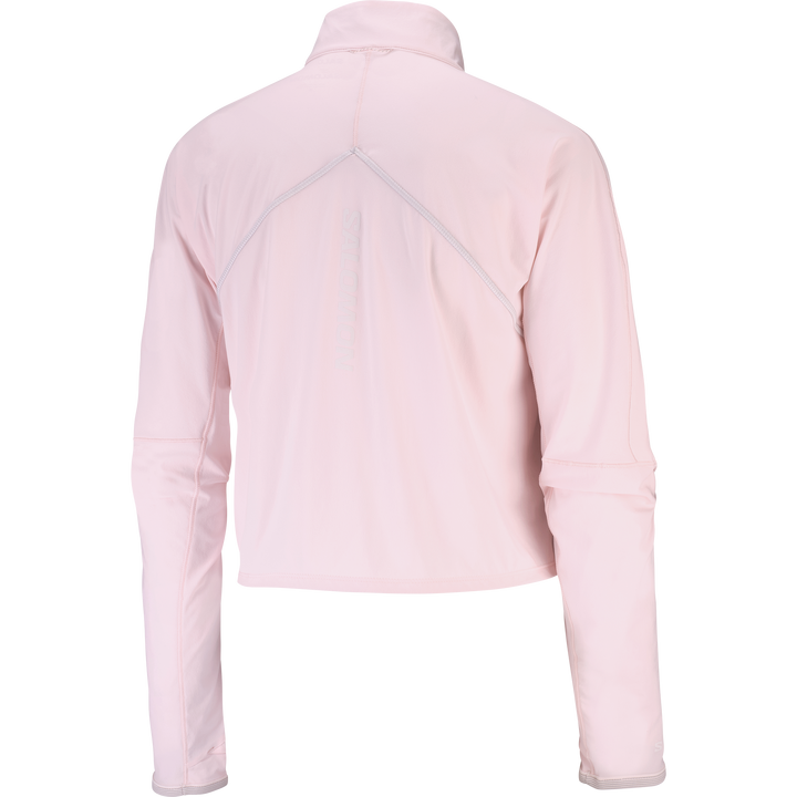 Sense Aero Hybrid Cropped Zip Neck - Long Sleeve - Women's