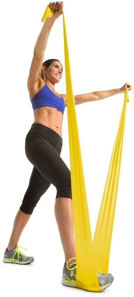 Laytex-Free TPR Flat Band Set (3)-6' Long 5" Wide With Exercise Booklet