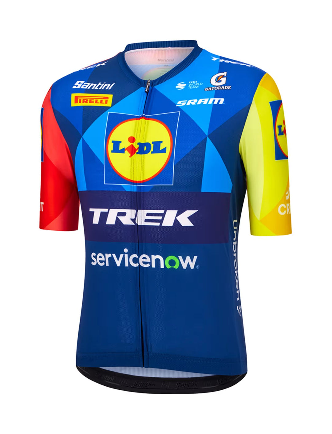 Santini Lidl-Trek Replica Race Jersey - Short Sleeve - Men's