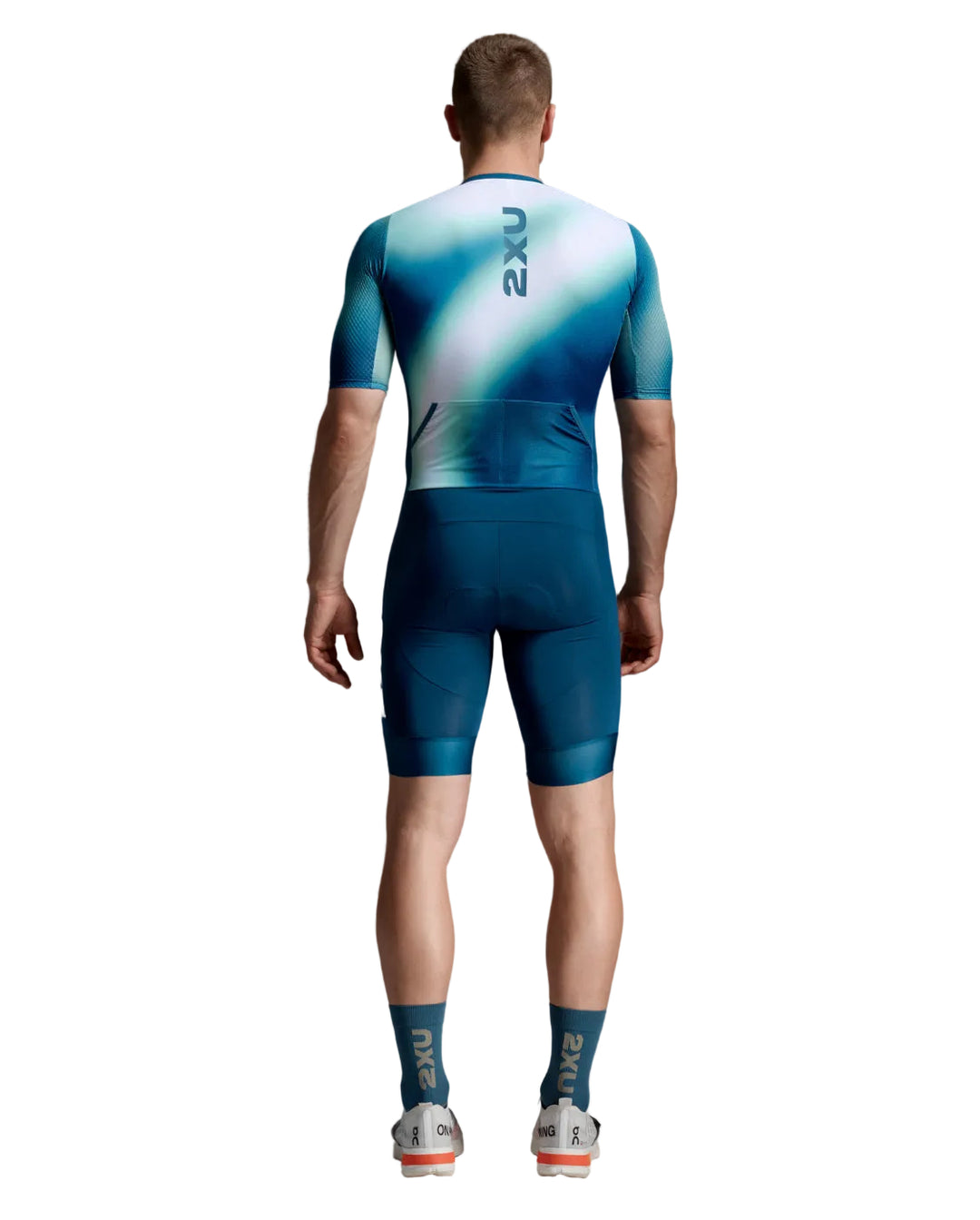 Aero Hex Sleeved Trisuit - Short Sleeve - Men's