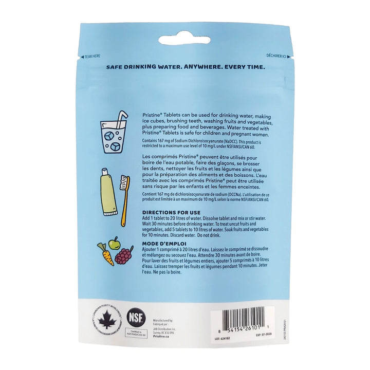 Water Treatment Tablets 20L
