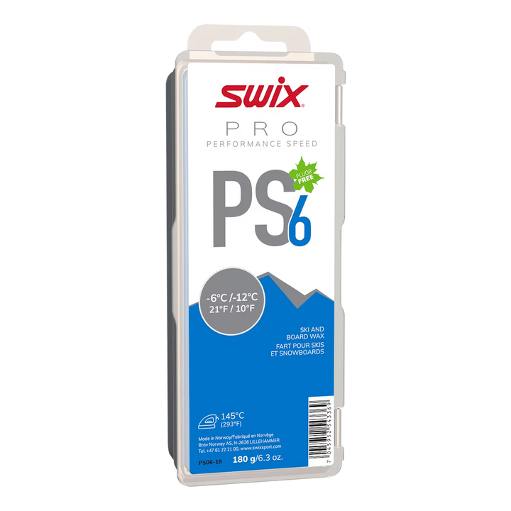 PS6 Blue Glide Wax -6°C / -12°C (21°F / 10°F) 60g (2.1oz)
