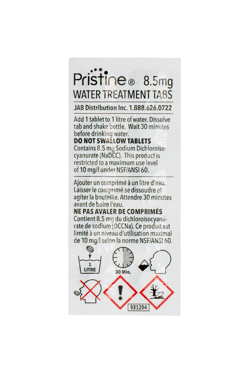 Water Treatment Tablets 1L