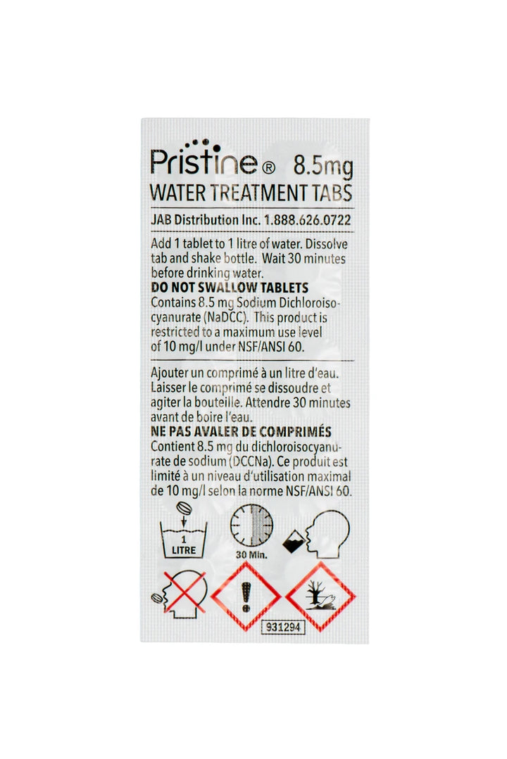 Water Treatment Tablets 1L