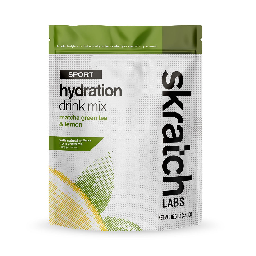 Sport Hydration Drink Mix - Matcha Green Tea & Lemon - 440g/1lb (20 Servings)