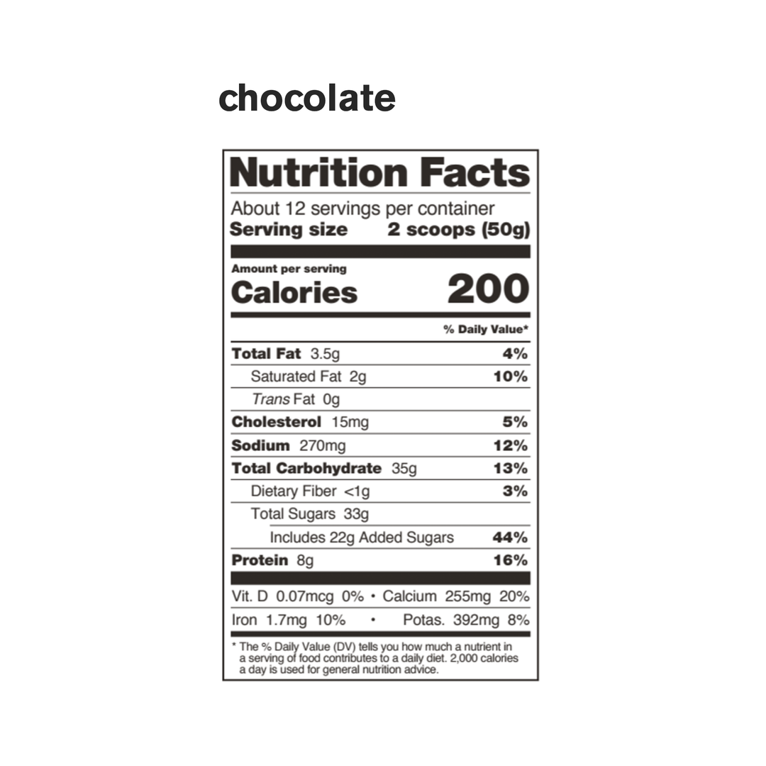 Sport Recovery Drink Mix - Chocolate - 600g (12 Servings)