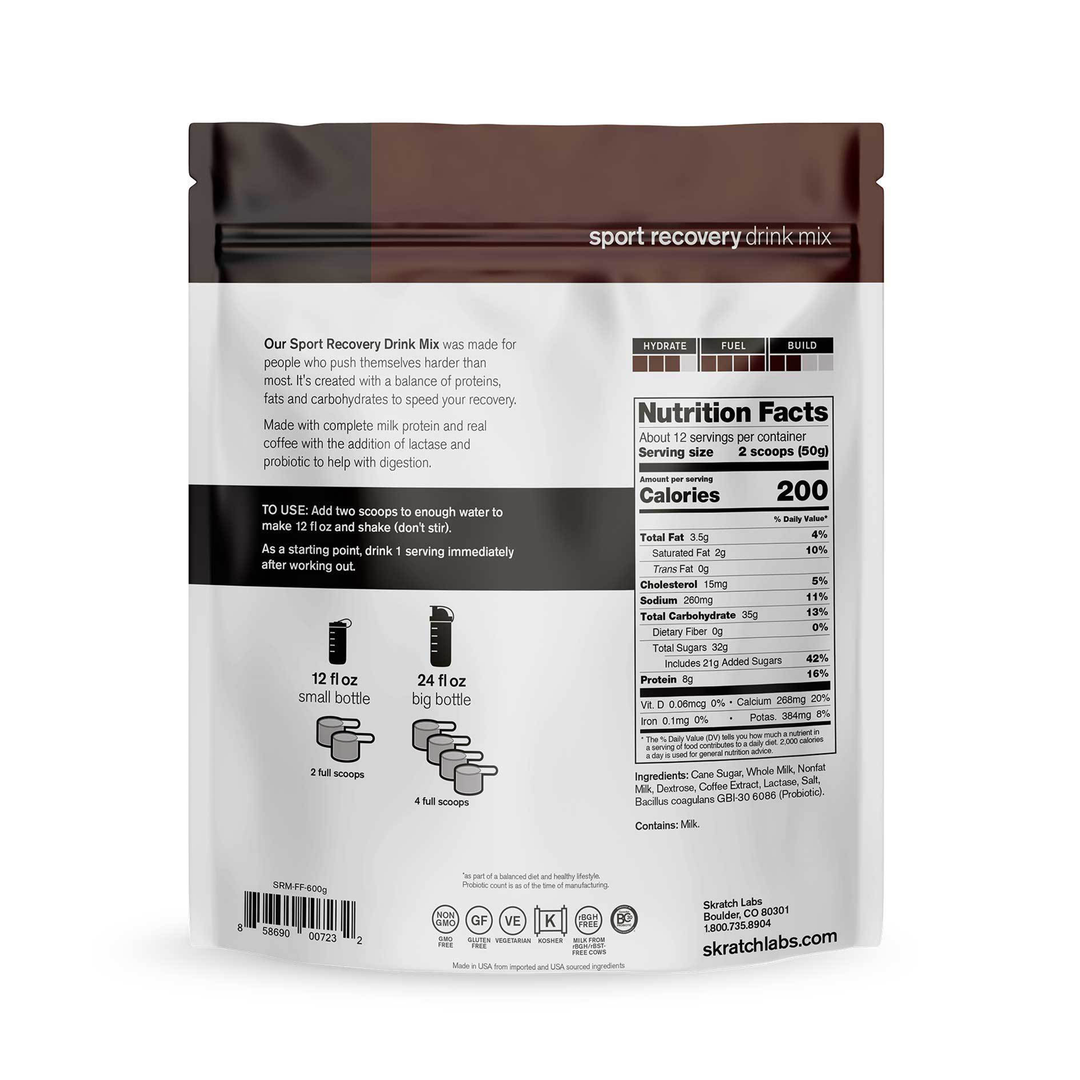 Sport Recovery Drink Mix - Coffee - 600g (12 Servings)