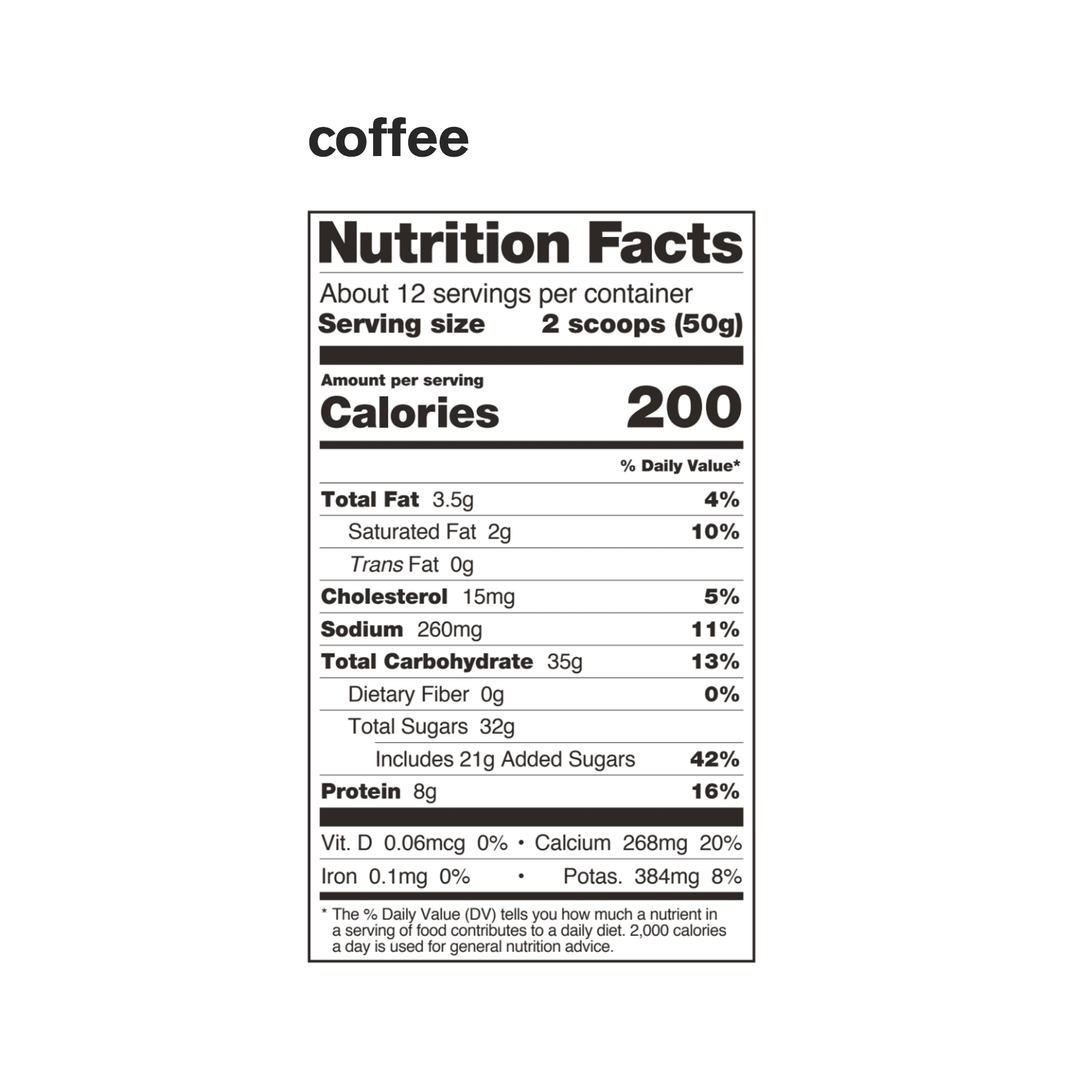 Sport Recovery Drink Mix - Coffee - 600g (12 Servings)