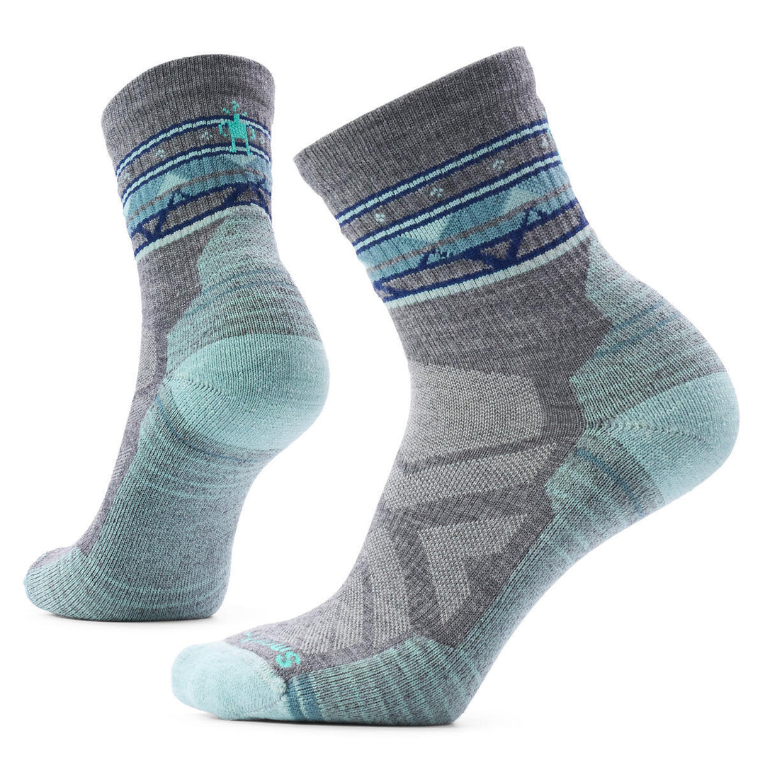 Hike Light Cushion Zig Zag Valley Mid Crew Socks - Women's