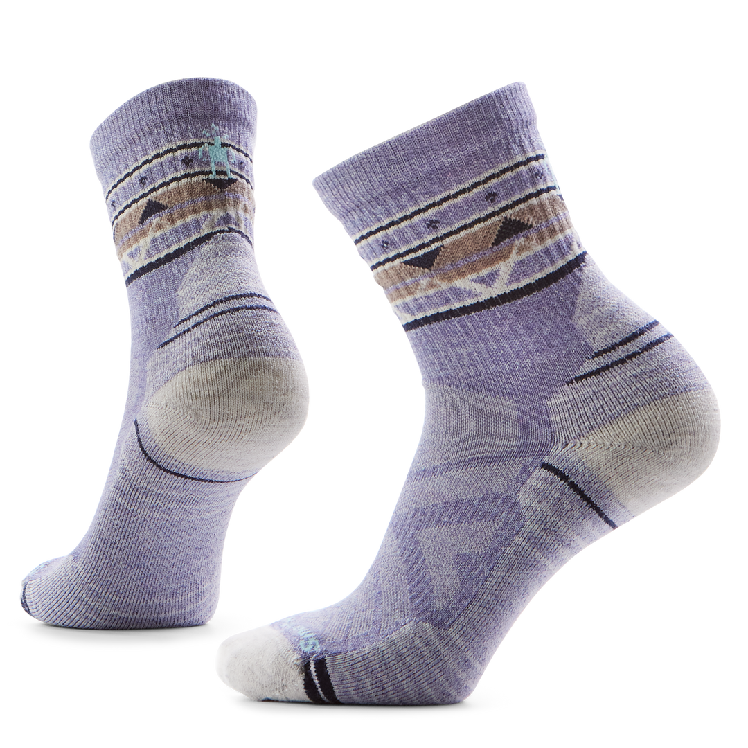 Hike Light Cushion Zig Zag Valley Mid Crew Socks - Women's