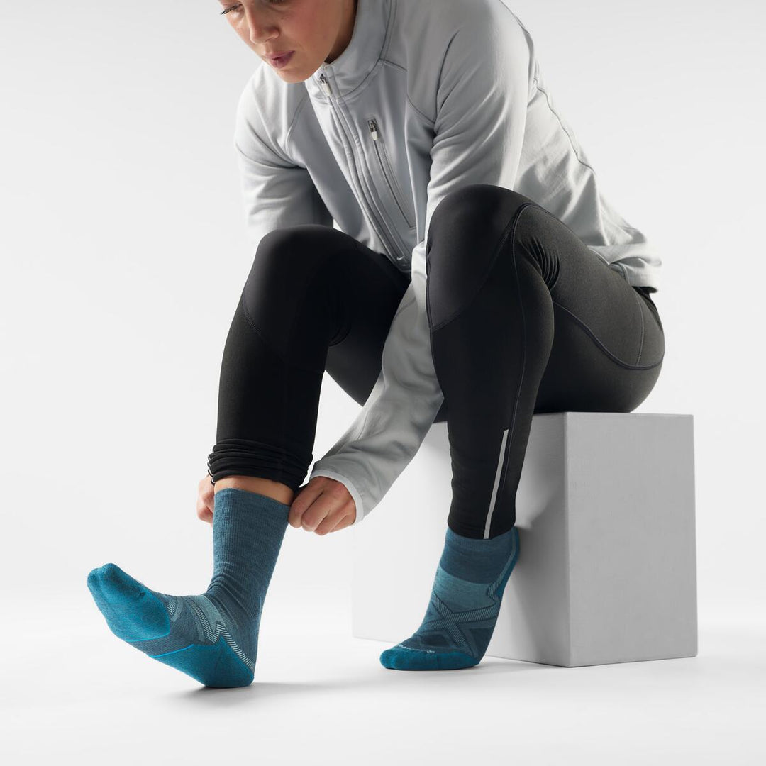 Performance Run Cold Weather Targeted Cushion Crew - Women's