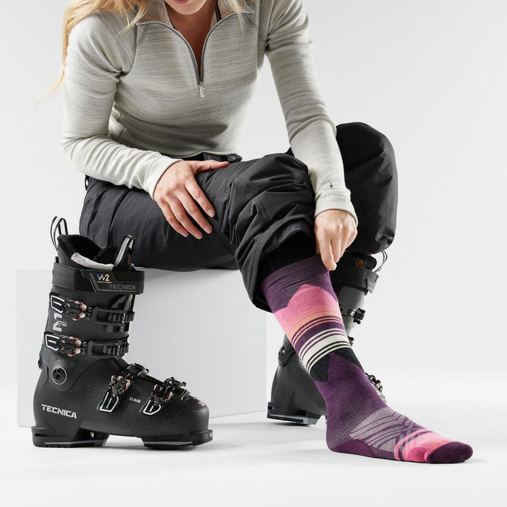 Ski Targeted Cushion Pattern OTC Socks - Women's