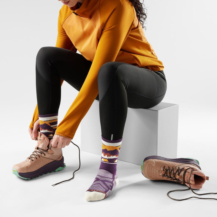 Hike Mountain Moon Light Cushion Crew Socks