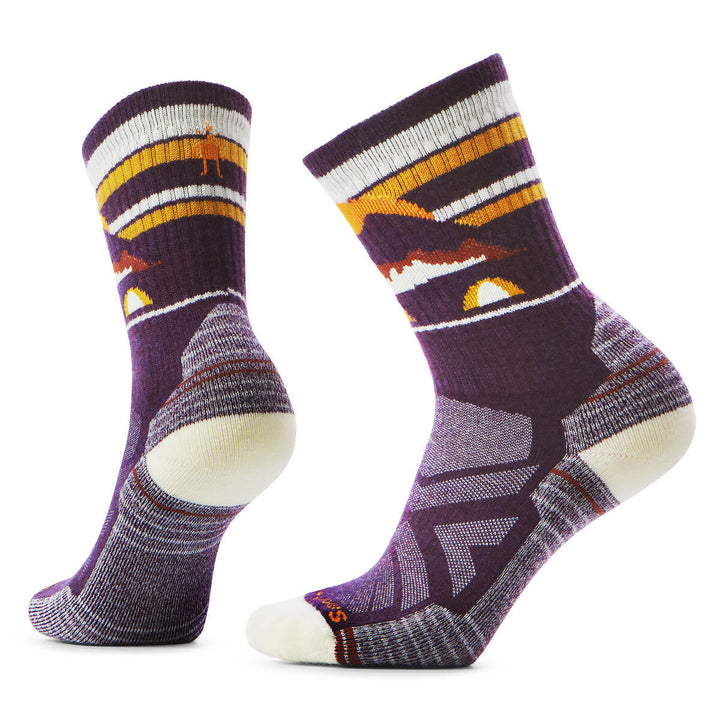 Hike Mountain Moon Light Cushion Crew Socks