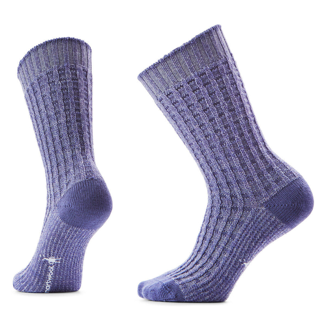 Everyday Cozy Waffle Press Crew Socks - Women's