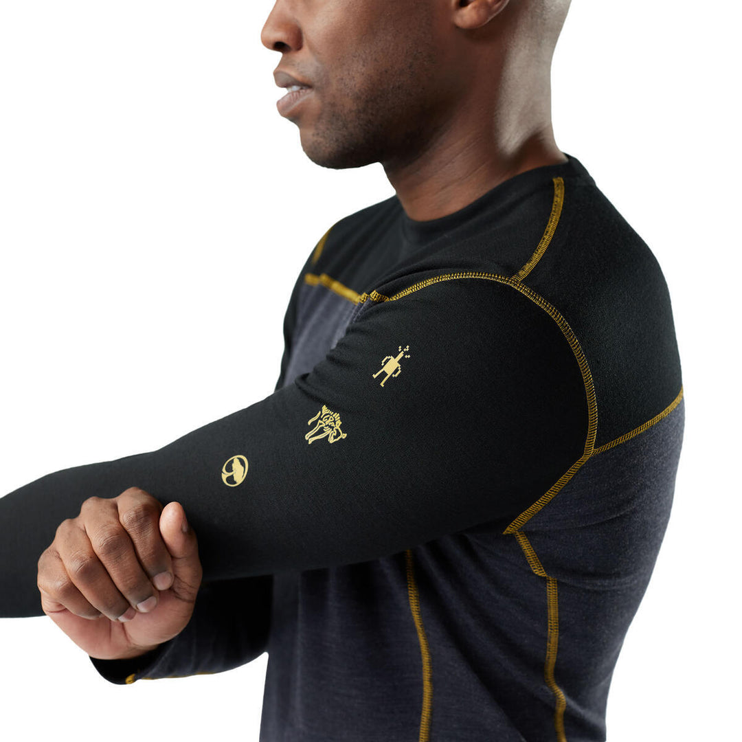 Classic Thermal Merino Base Layer Colorblock Crew - Boxed - Long Sleeve - Men's