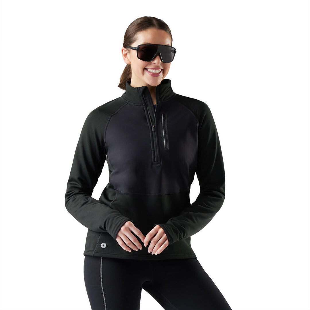 Active Fleece Wind Zip Neck -Long Sleeve - Women's