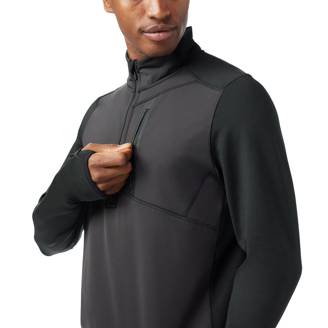 Active Fleece Wind Zip Neck - Long Sleeve - Men's