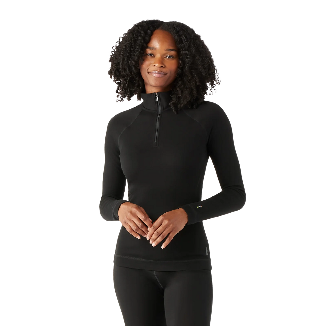 Classic Thermal Merino Base Layer Zip Neck - Long Sleeve - Women's