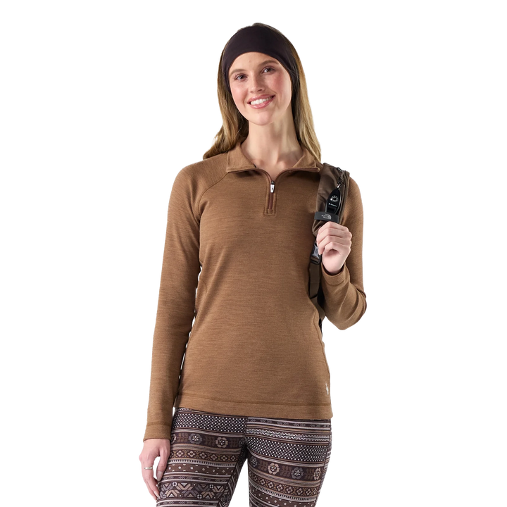 Classic Thermal Merino Base Layer Zip Neck - Long Sleeve - Women's