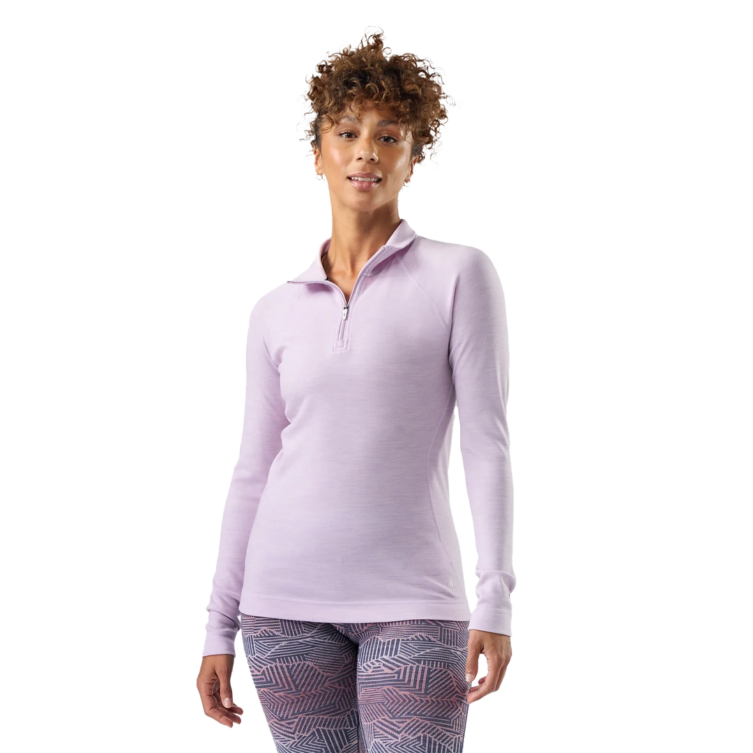 Classic Thermal Merino Base Layer Zip Neck - Long Sleeve - Women's