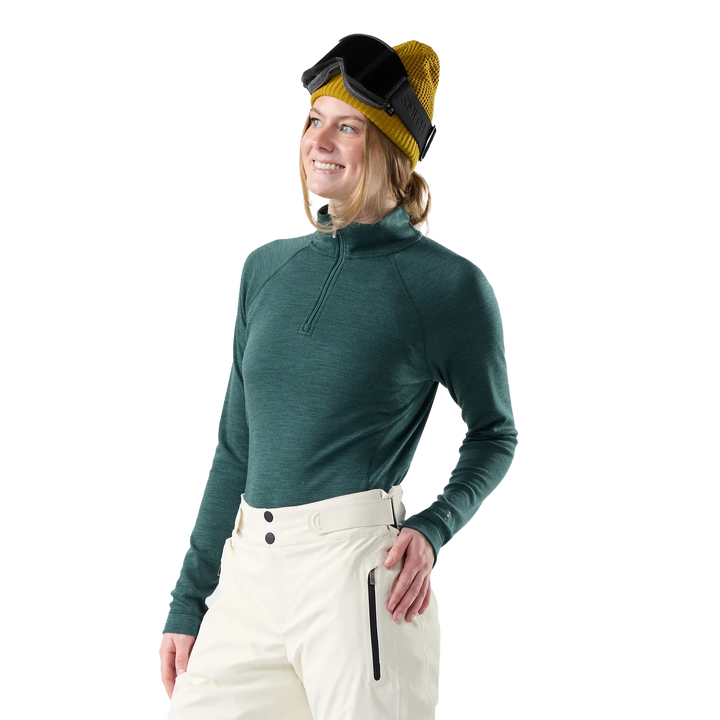 Classic Thermal Merino Base Layer Zip Neck - Long Sleeve - Women's