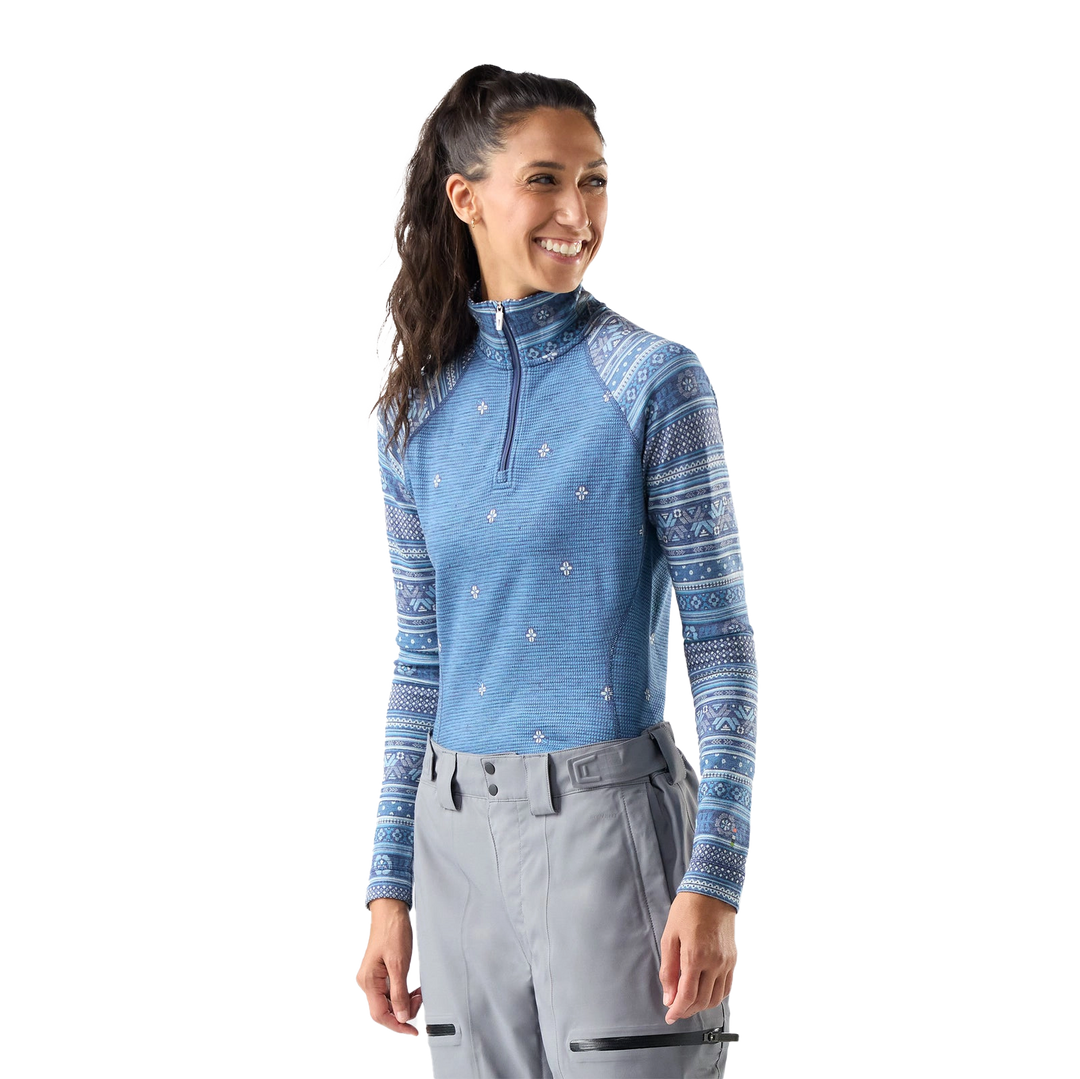 Classic Thermal Merino Base Layer Zip Neck - Long Sleeve - Women's