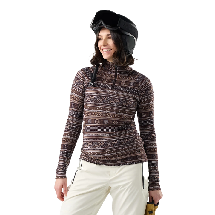 Classic Thermal Merino Base Layer Zip Neck - Long Sleeve - Women's