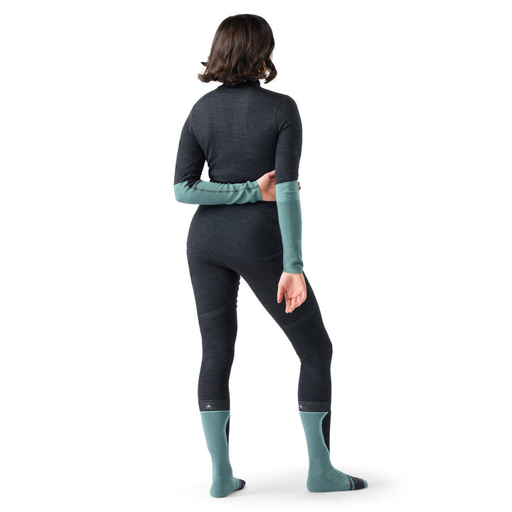 Intraknit Thermal Merino Base Layer Colorblock Zip Neck - Long Sleeve - Women's