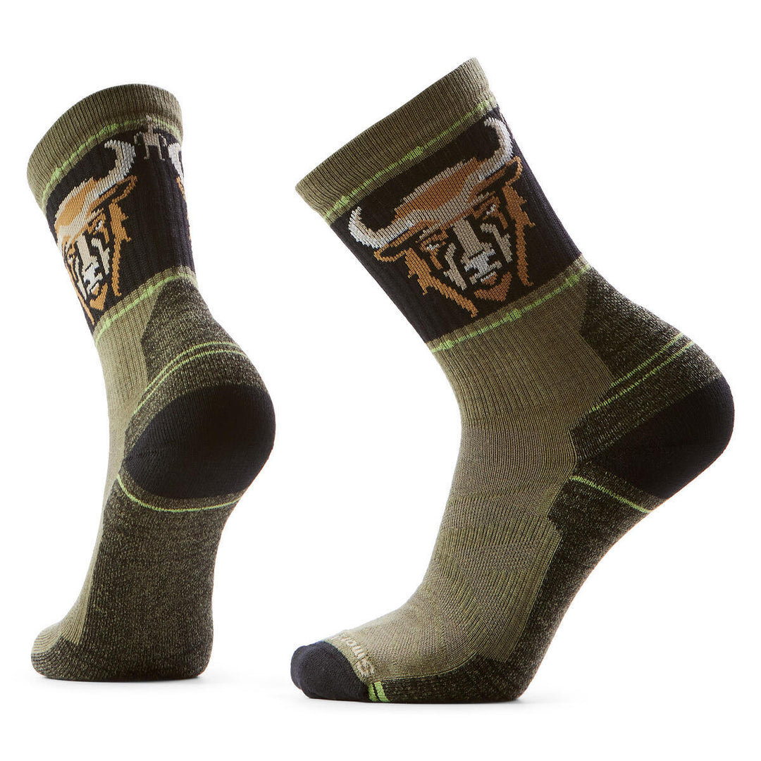 Hike Light Cushion Bison Crew Socks - Men's