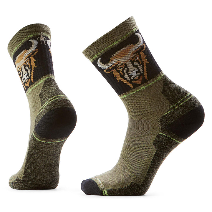 Hike Light Cushion Bison Crew Socks - Men's