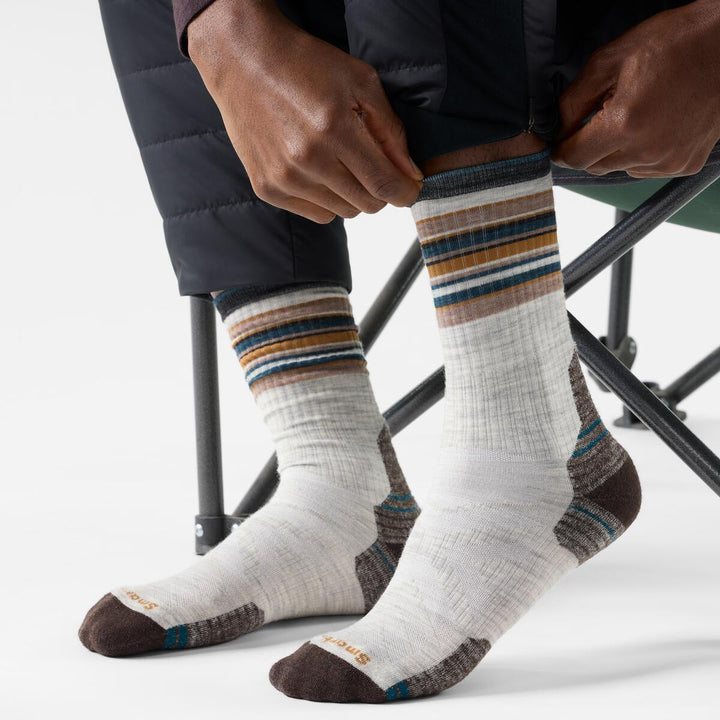 Hike Striped Crew Socks - Men's