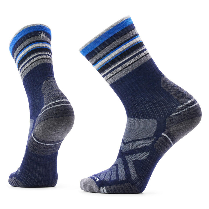 Hike Striped Crew Socks - Men's