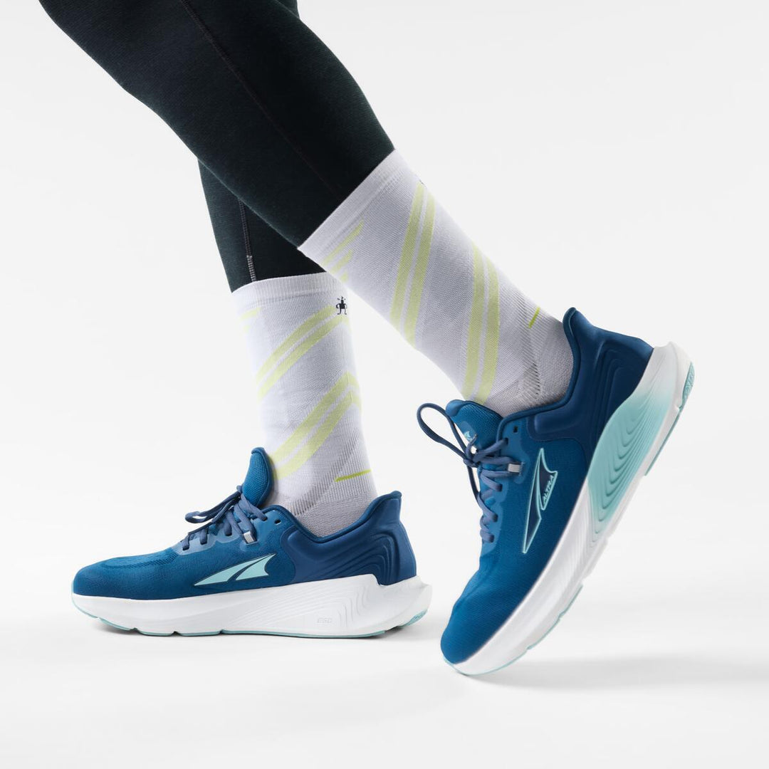Run Pattern Crew Socks - Men's