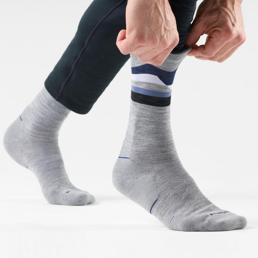 Run Cold Weather Horizons Crew Socks - Men's