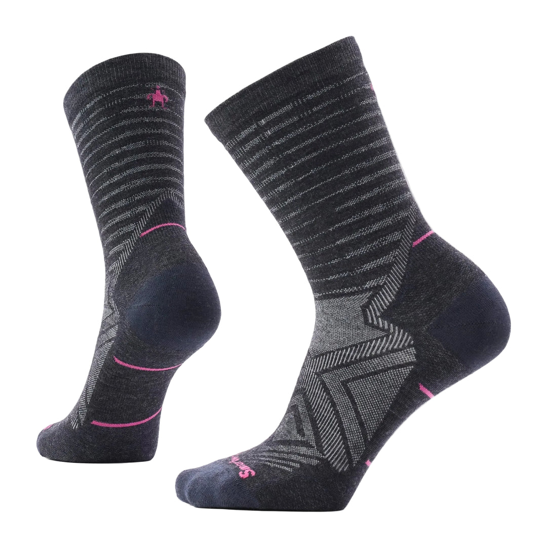 Women's Run Zero Cushion Pattern Crew Socks - Women's