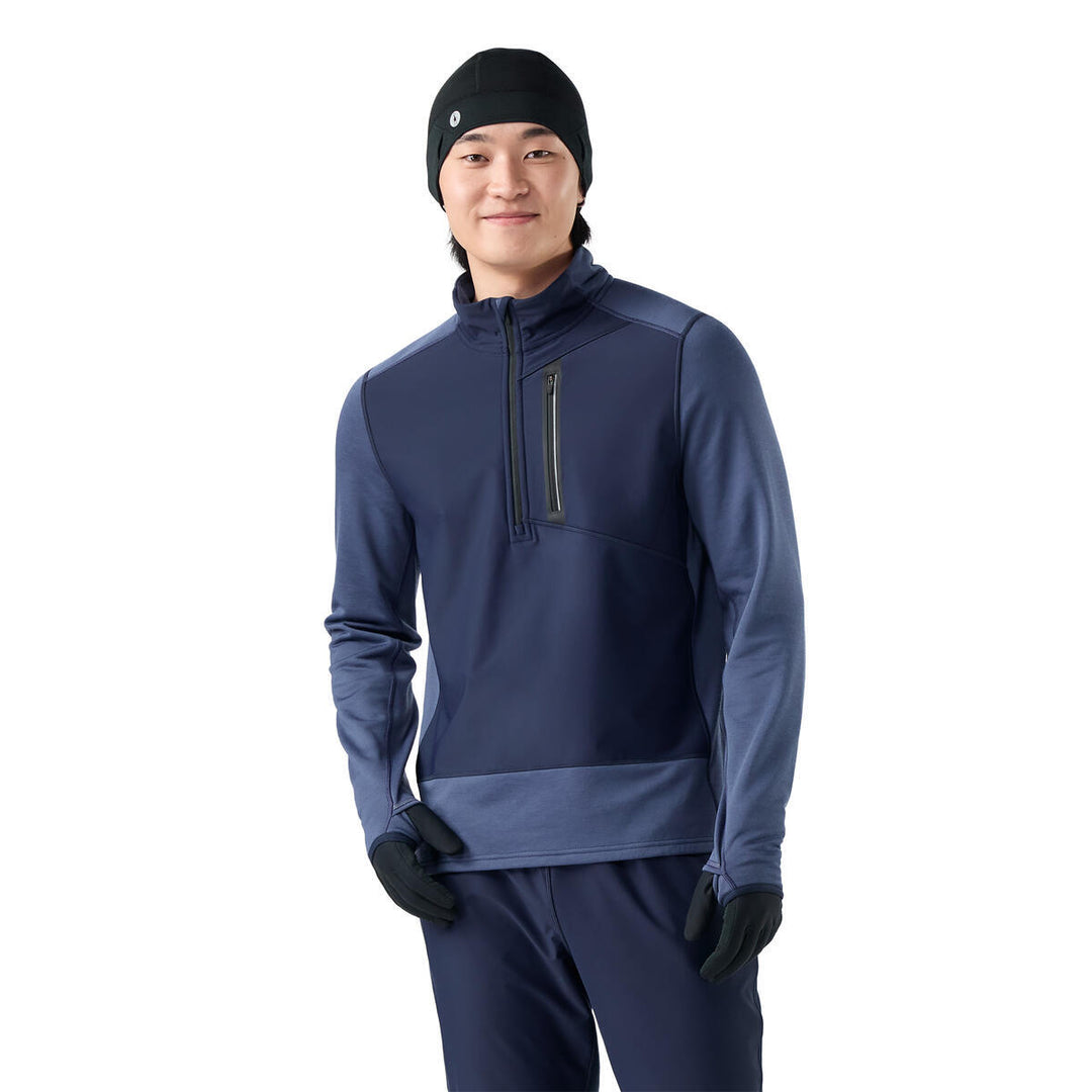 Active Fleece Wind Zip Neck - Long Sleeve - Men's