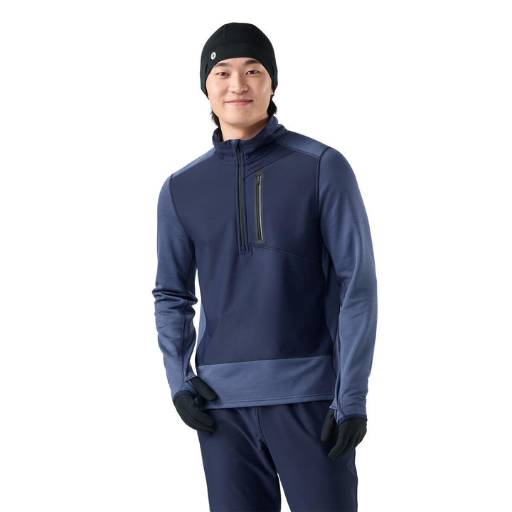 Active Fleece Wind Zip Neck - Long Sleeve - Men's
