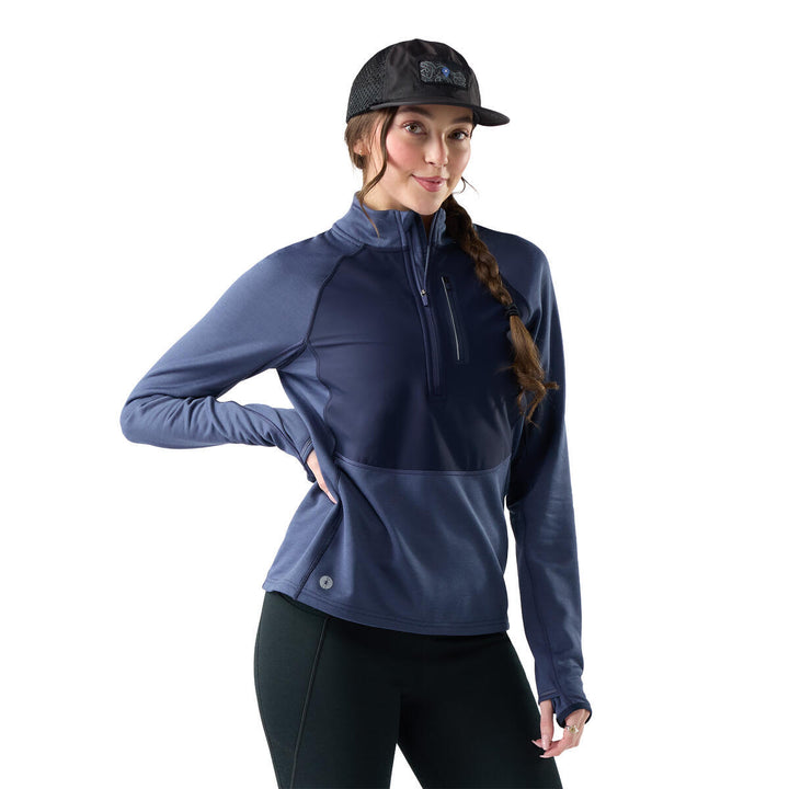 Active Fleece Wind Zip Neck - Long Sleeve - Women's
