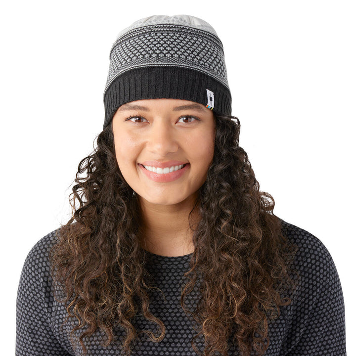 Popcorn Cable Reversible Beanie