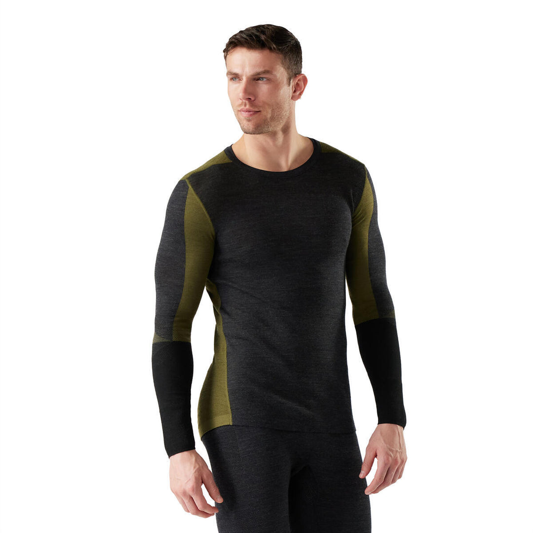Intraknit Thermal Merino Base Layer Colorblock Crew - Long Sleeve - Men's