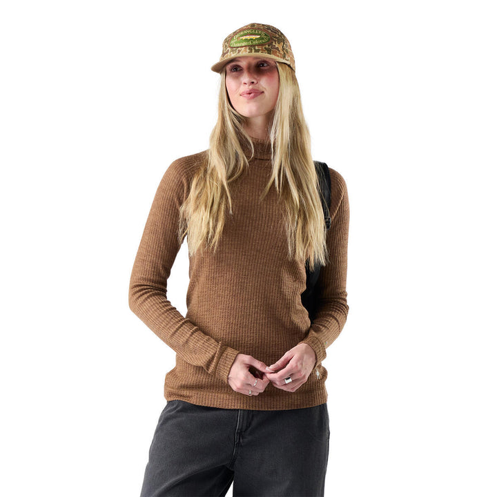 Thermal Merino Rib Turtleneck - Long Sleeve - Women's